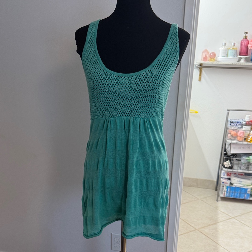 Tommy Bahama Teal Sleeveless Knit Top